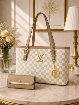 Luxury LV Checkered Handbag