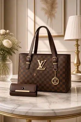 Luxury LV Checkered Handbag