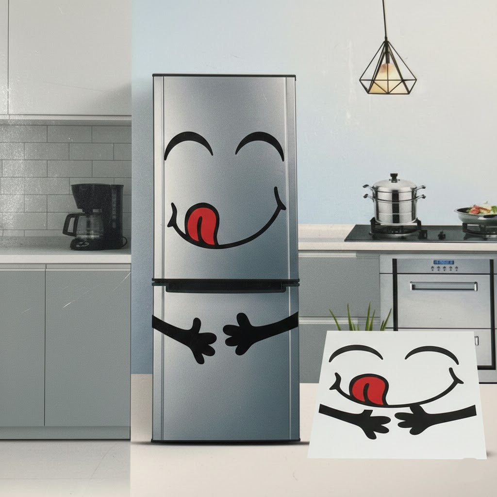 Smiley Fridge Sticker