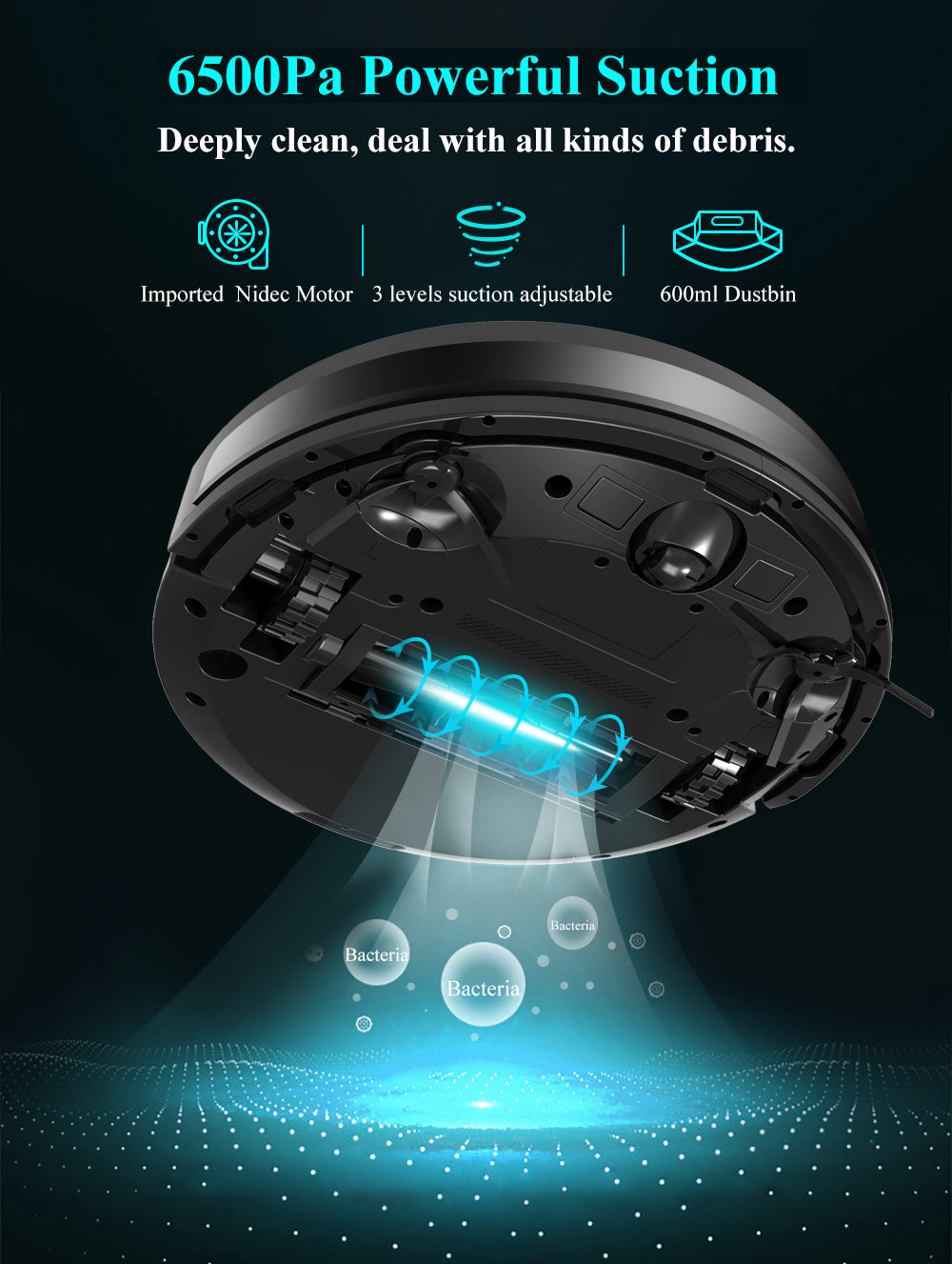 3-in-1 Robot Vacuum Cleaner