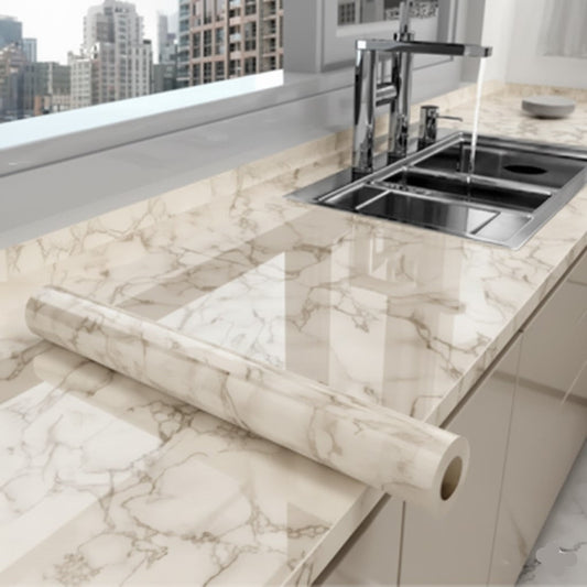 Cream Marble Texture Design PVC